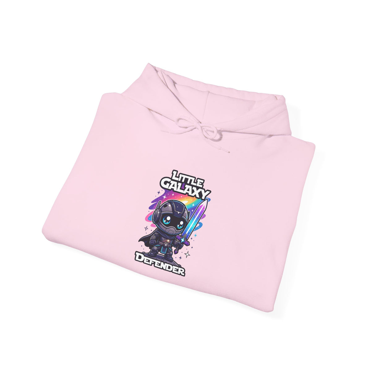 Little Galaxy Defender Hoodie β Cute Space Cat Graphic Pullover