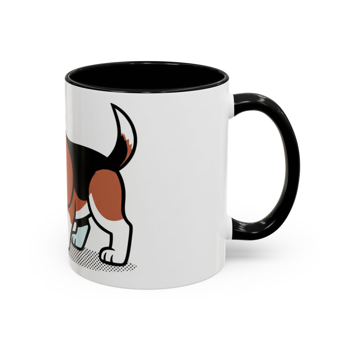 Detective Beagle Coffee Mug — Cute Dog with Magnifying Glass, Funny Pet Lover Gift (11/15oz)