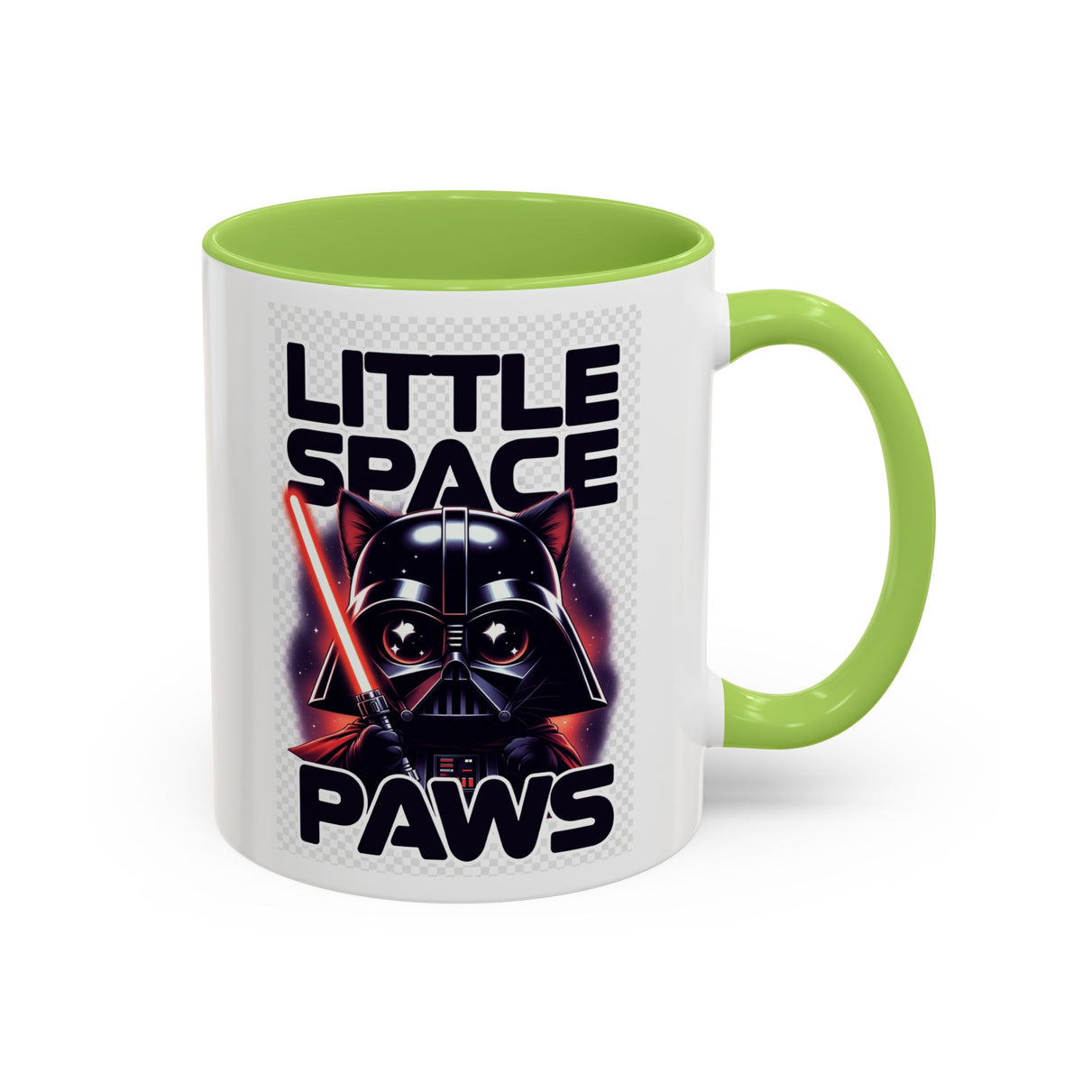 Little Space Paws Mug — Cute Darth Cat Coffee Cup (11/15oz)