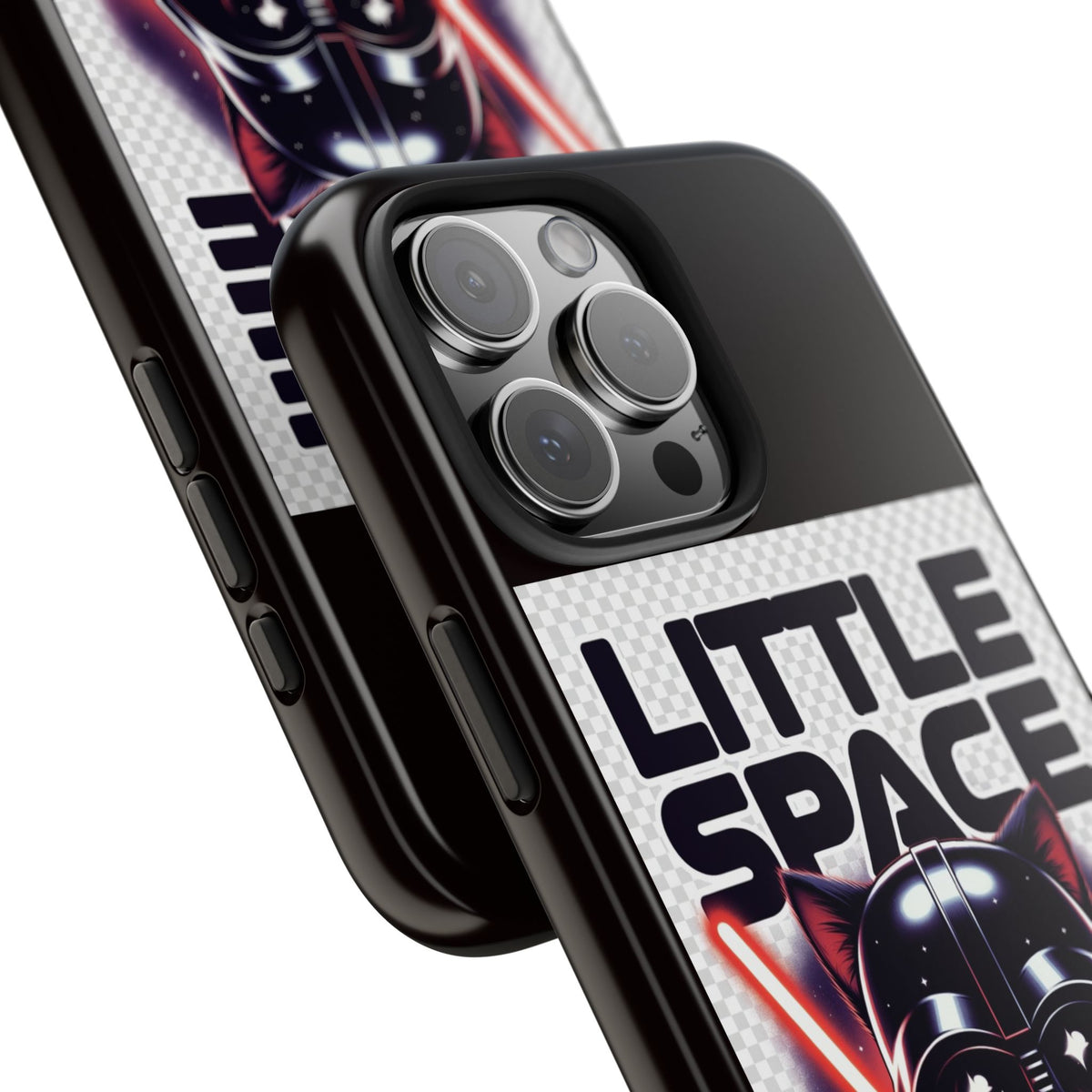 Little Space Paws Phone Case — Cute Darth Vader Cat Graphic Tough Phone Case