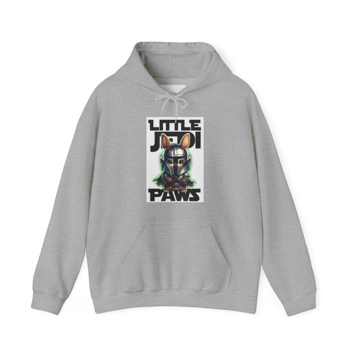 Little Jedi Paws Hoodie — Star Wars Cat Mandalorian Graphic Sweatshirt