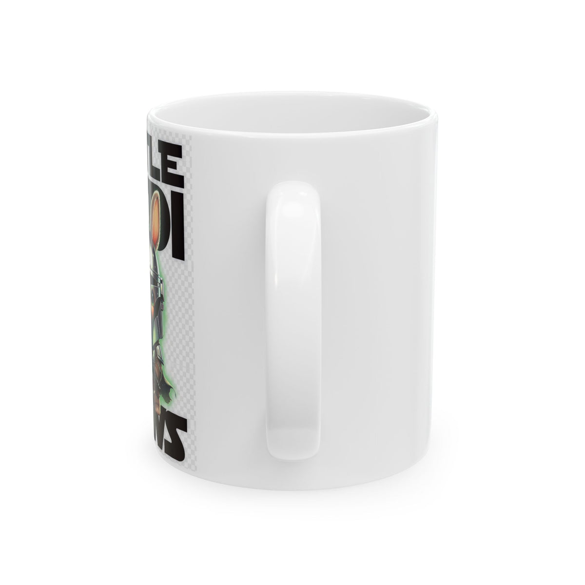 Funny Baby Yoda Coffee Mug – "Little Jedi, Big Problems" Ceramic Mug (11oz & 15oz)