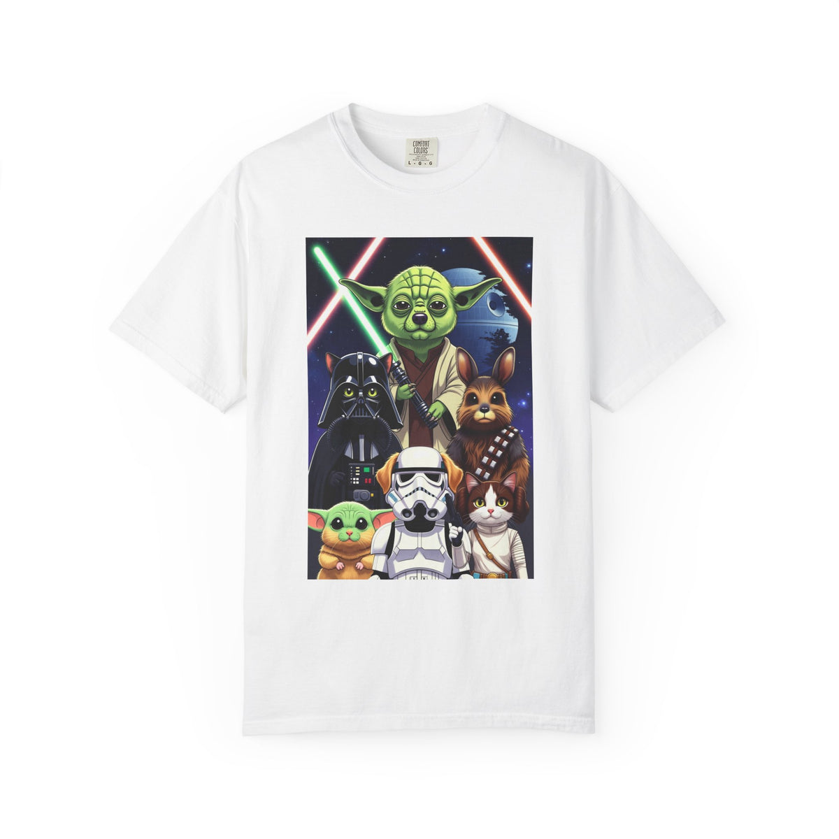Space Adventure Character Collage T-Shirt