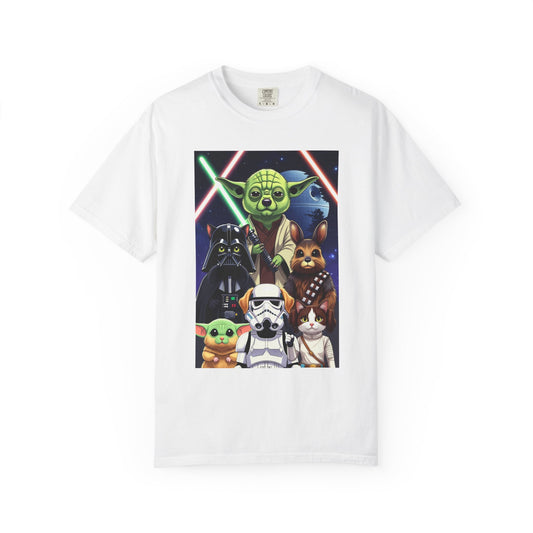 Space Adventure Character Collage T-Shirt