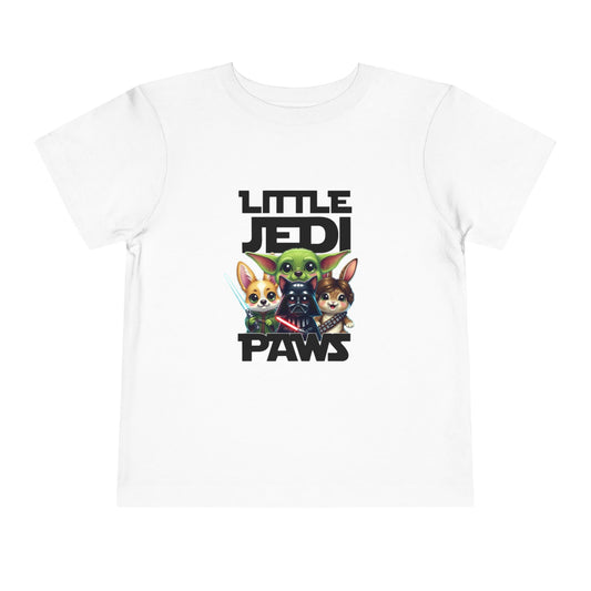 Little Jedi Paws Toddler Tee — Cute Star Wars Puppy Baby Shirt