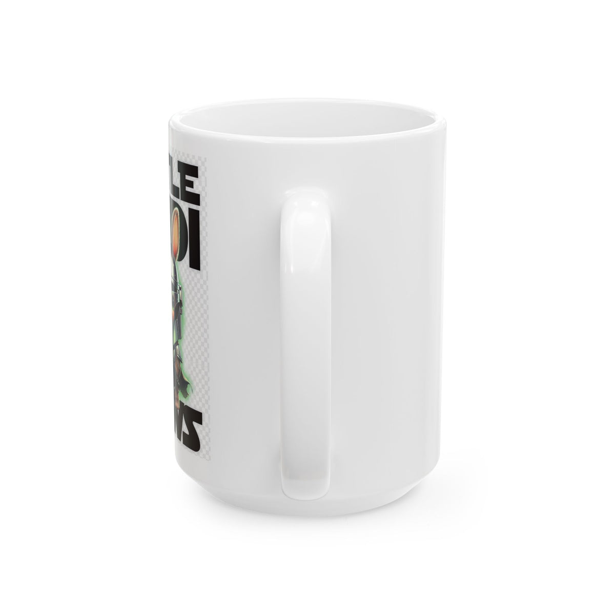 Funny Baby Yoda Coffee Mug – "Little Jedi, Big Problems" Ceramic Mug (11oz & 15oz)