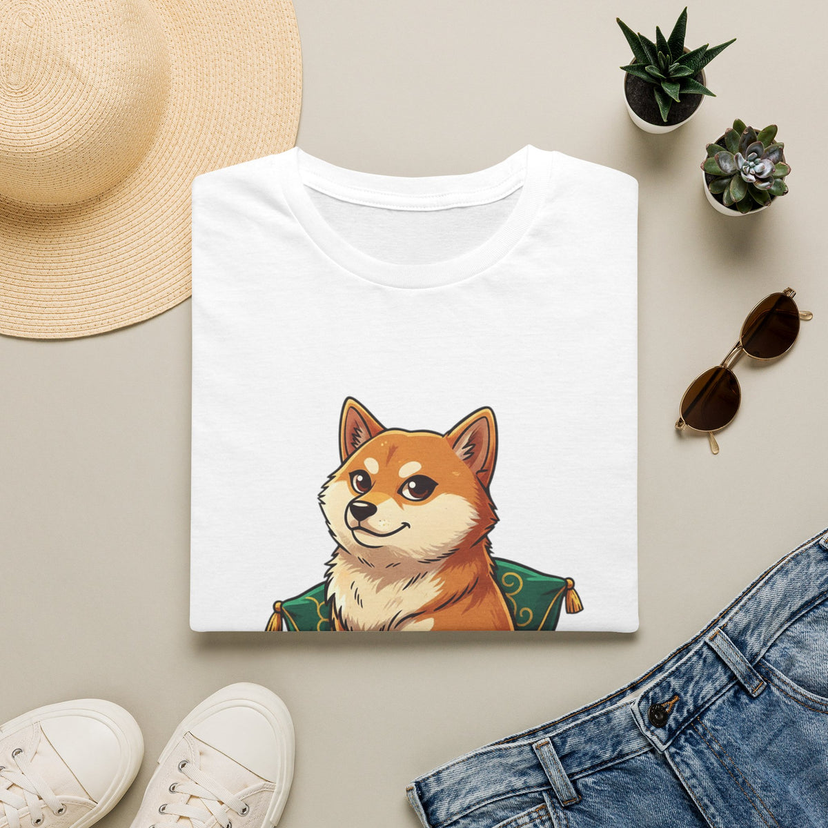 Shiba Inu Cozy Tee — Cute Shiba Dog Graphic T-Shirt