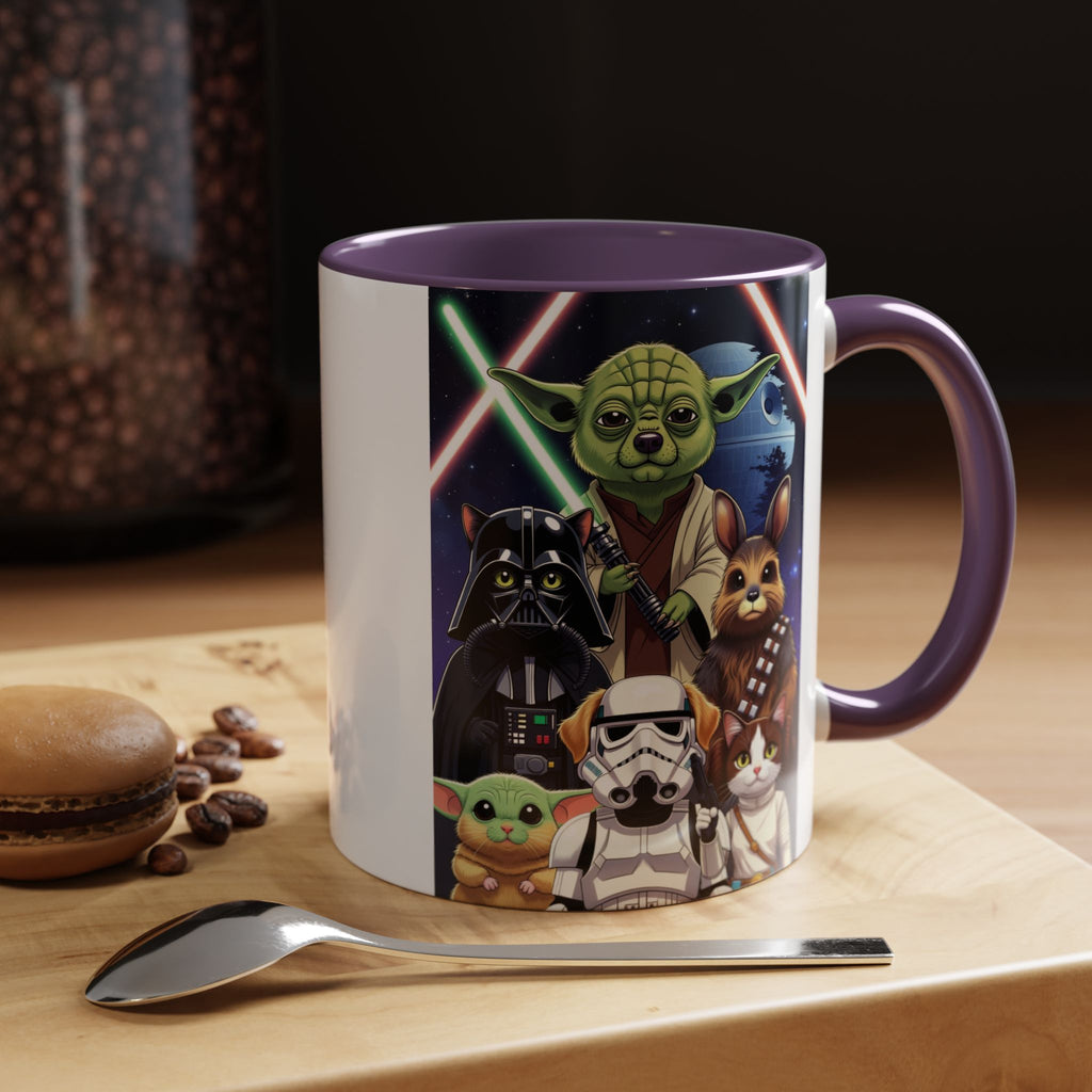 Star Wars Pets Coffee Mug – Funny Cat & Dog Galaxy Design