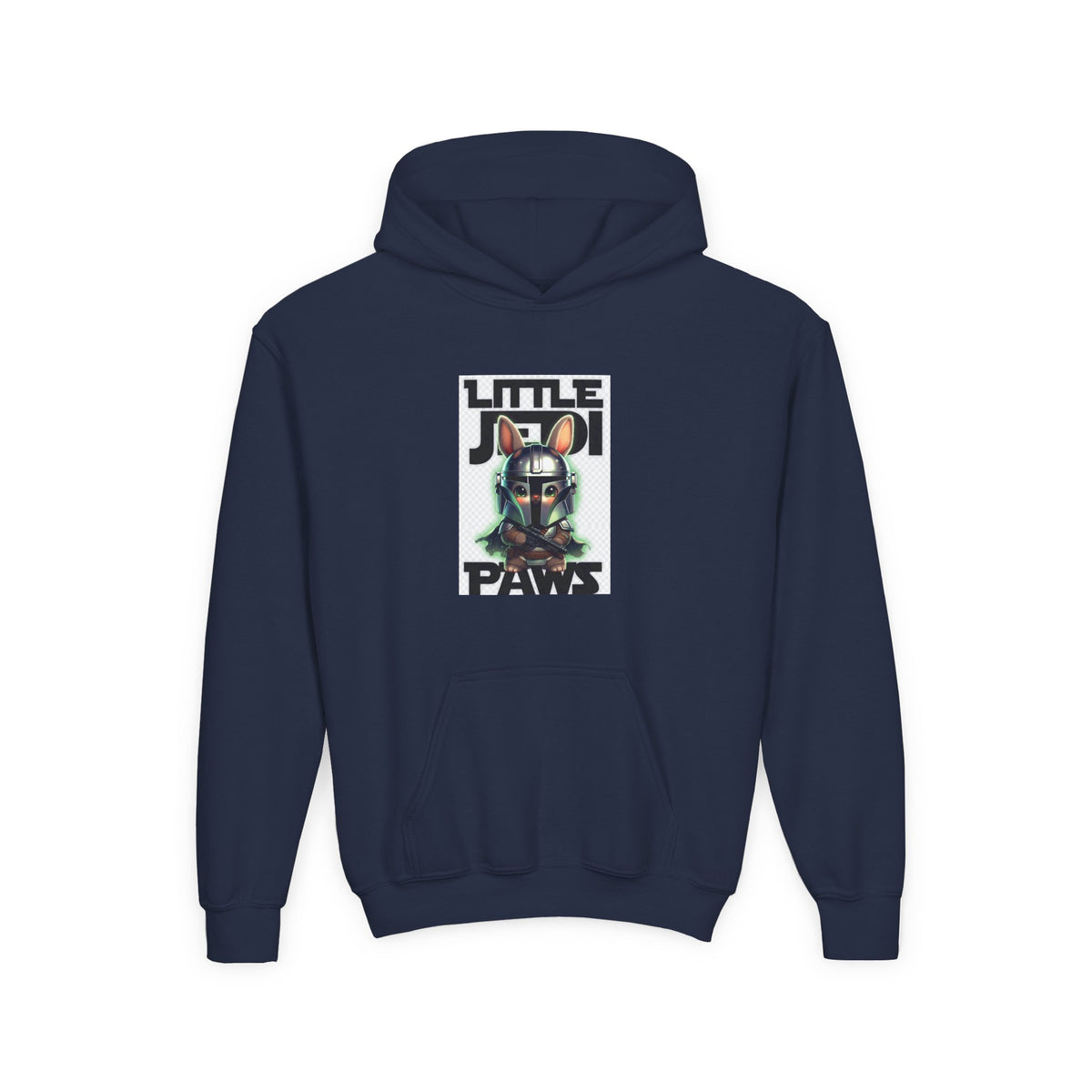 Little Jedi Paws Youth Hoodie - Star Wars Inspired Kids Sweatshirt