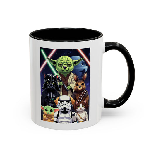 Star Wars Pets Accent Coffee Mug — Cute Galactic Pet Design (11/15oz)