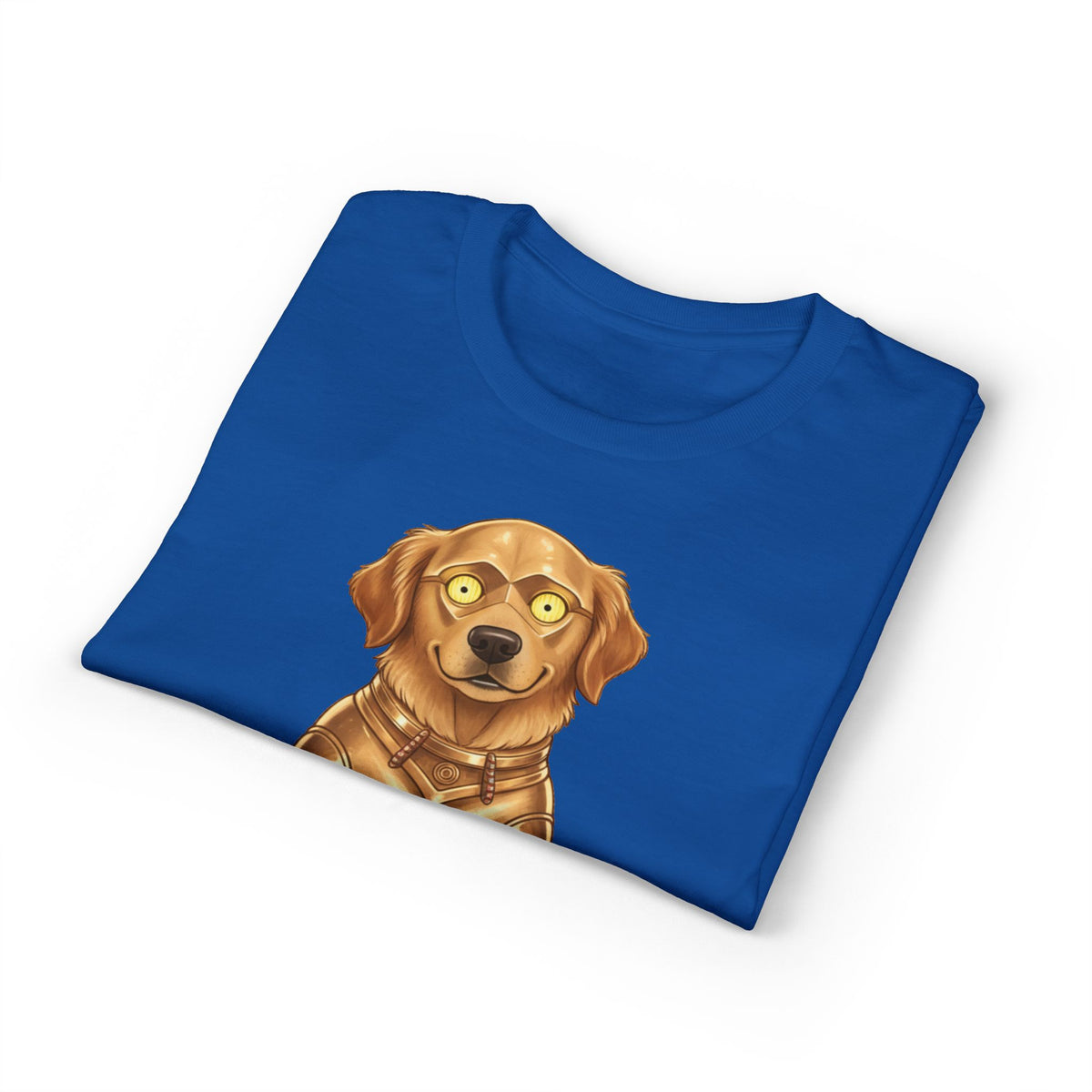 Golden Retriever C-3PO Dog T-Shirt – Cute Star Wars Droid Pup Tee