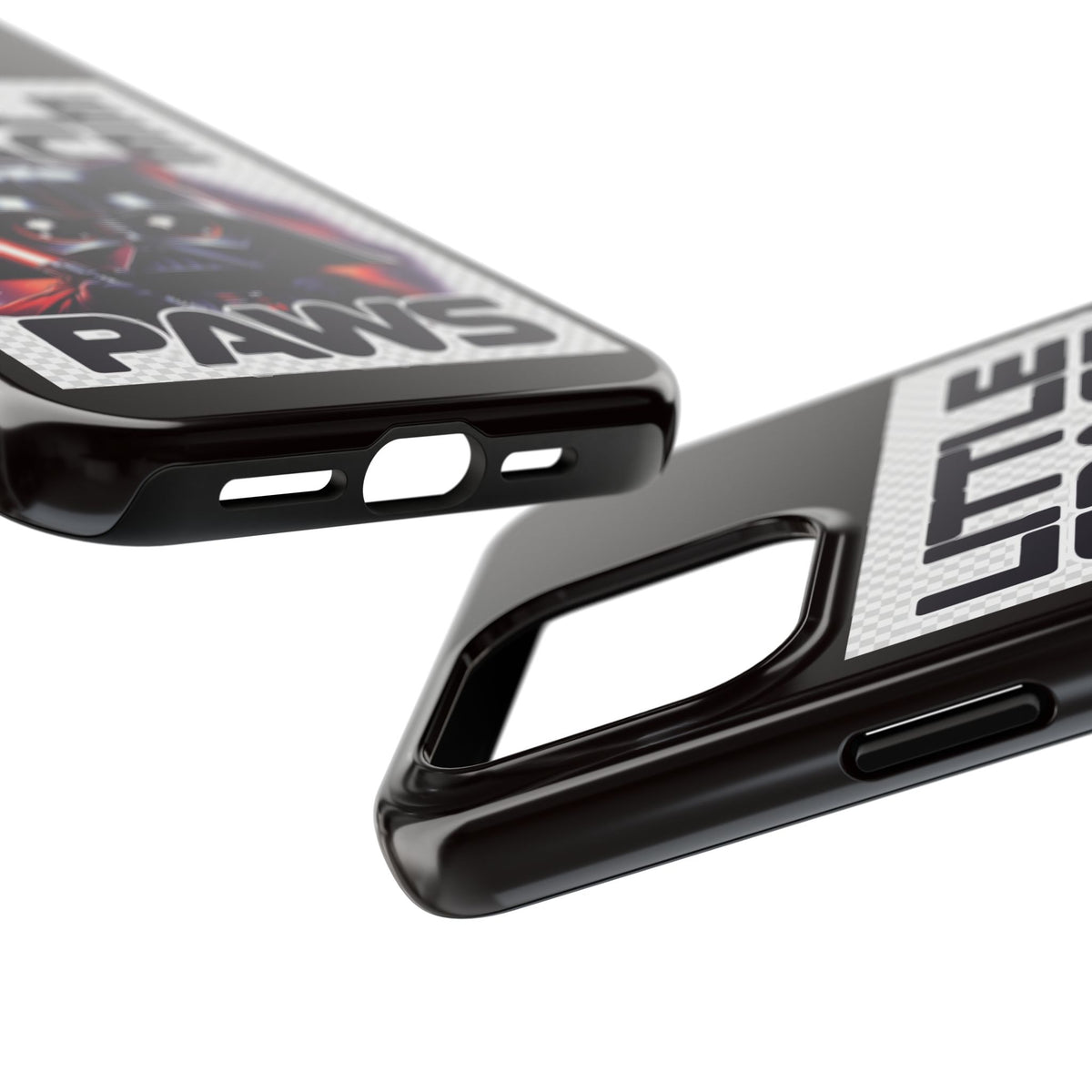 Little Space Paws Phone Case — Cute Darth Vader Cat Graphic Tough Phone Case