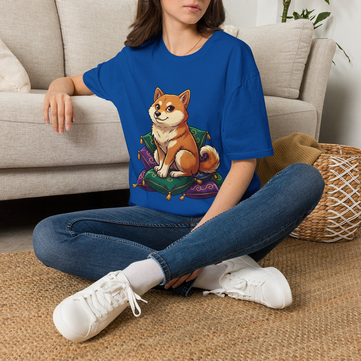 Shiba Inu Cozy Tee — Cute Shiba Dog Graphic T-Shirt
