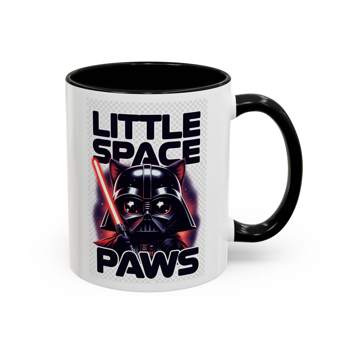 Little Space Paws Mug — Cute Darth Cat Coffee Cup (11/15oz)