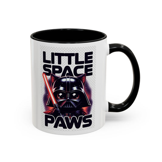 Little Space Paws Mug — Cute Darth Cat Coffee Cup (11/15oz)