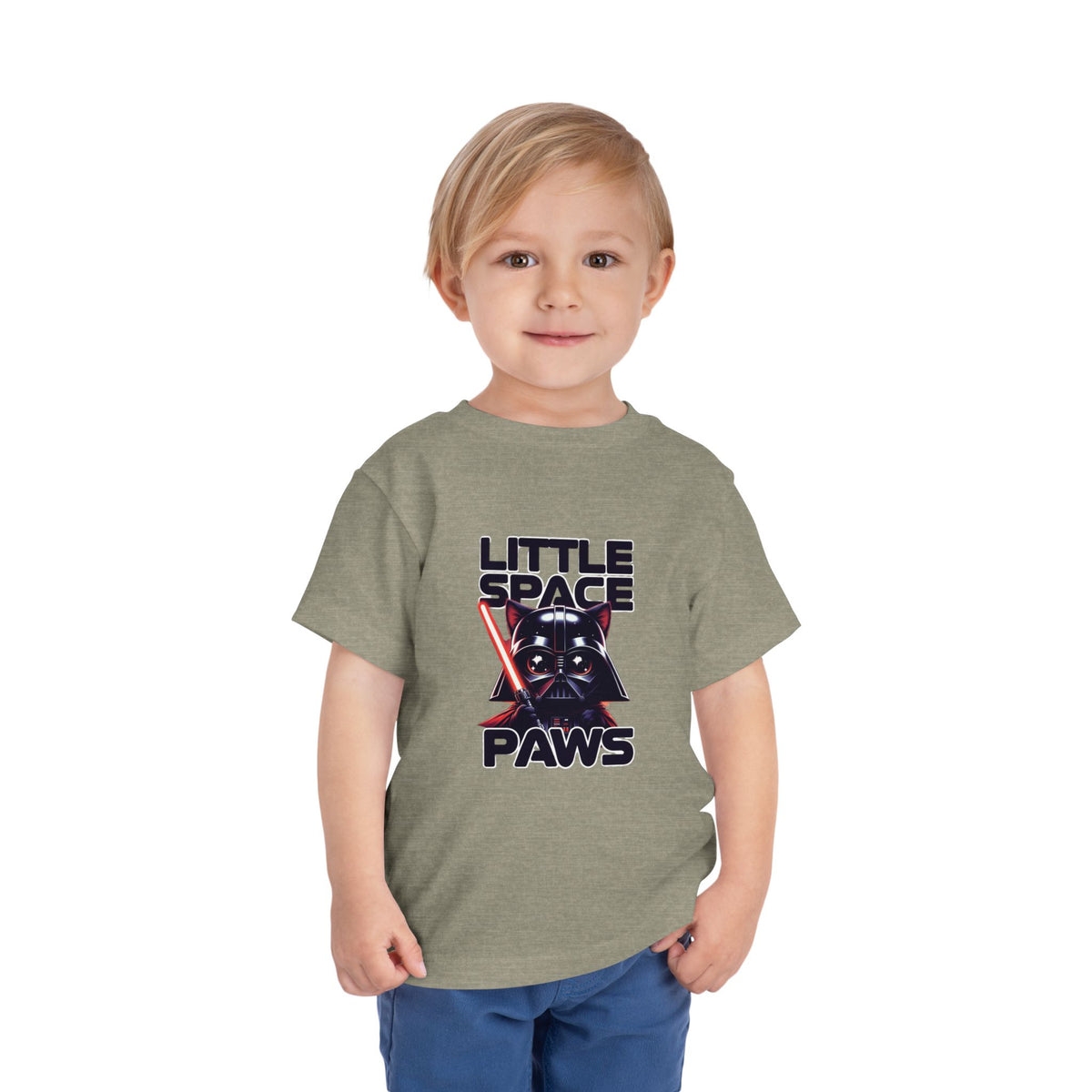 Little Space Paws Toddler Tee — Cute Darth Vader Star Wars-Inspired Shirt