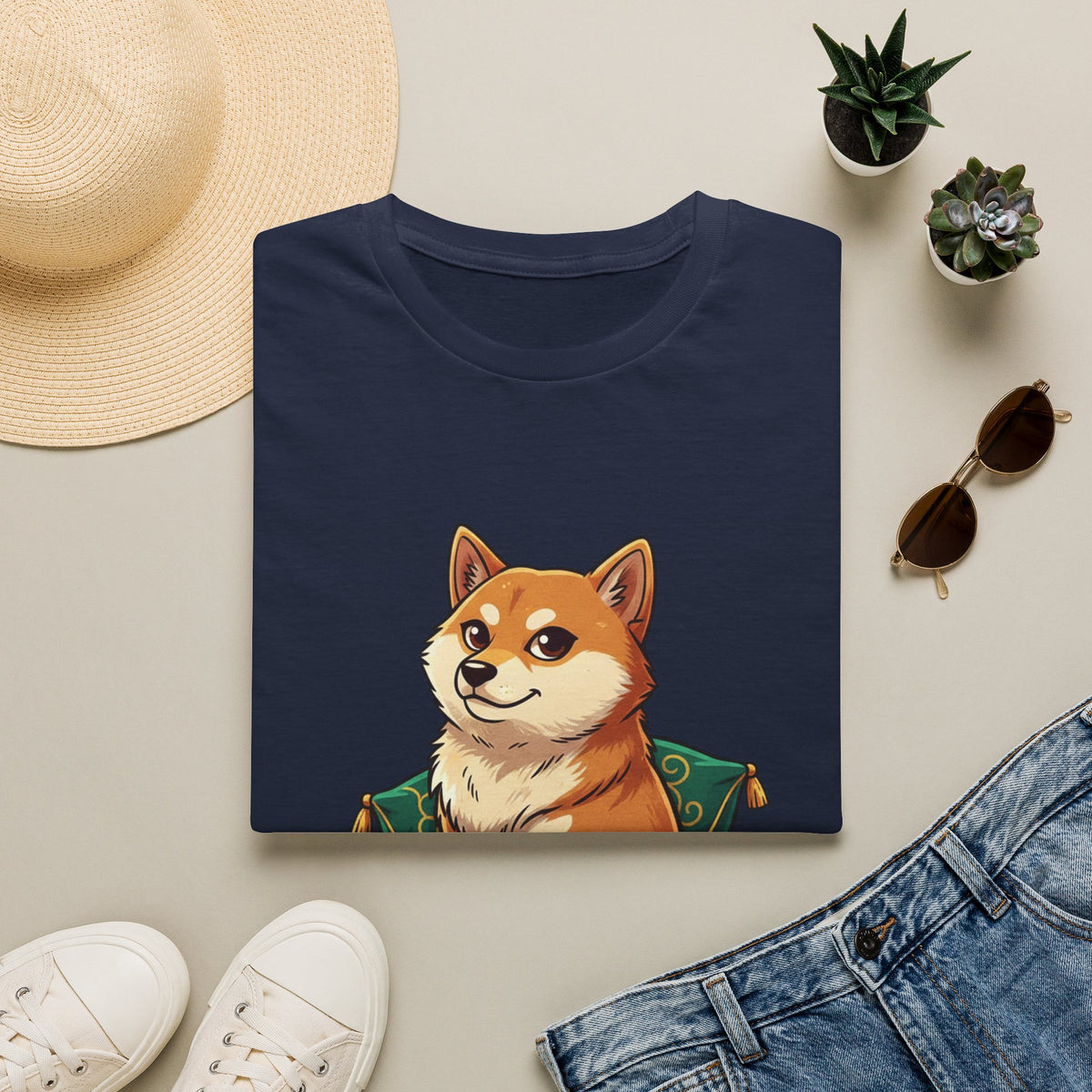 Shiba Inu Cozy Tee — Cute Shiba Dog Graphic T-Shirt