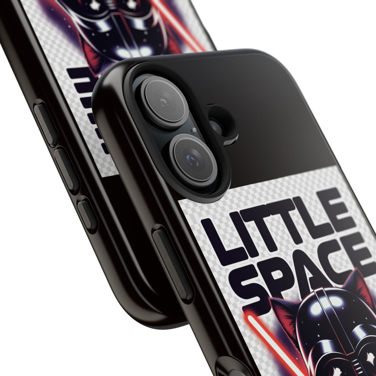 Little Space Paws Phone Case — Cute Darth Vader Cat Graphic Tough Phone Case