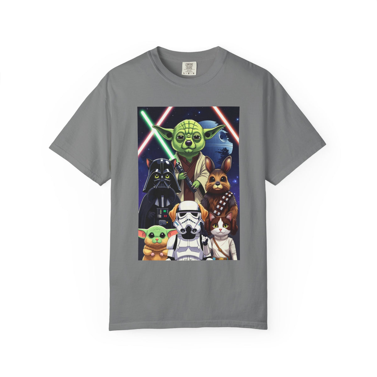 Space Adventure Character Collage T-Shirt