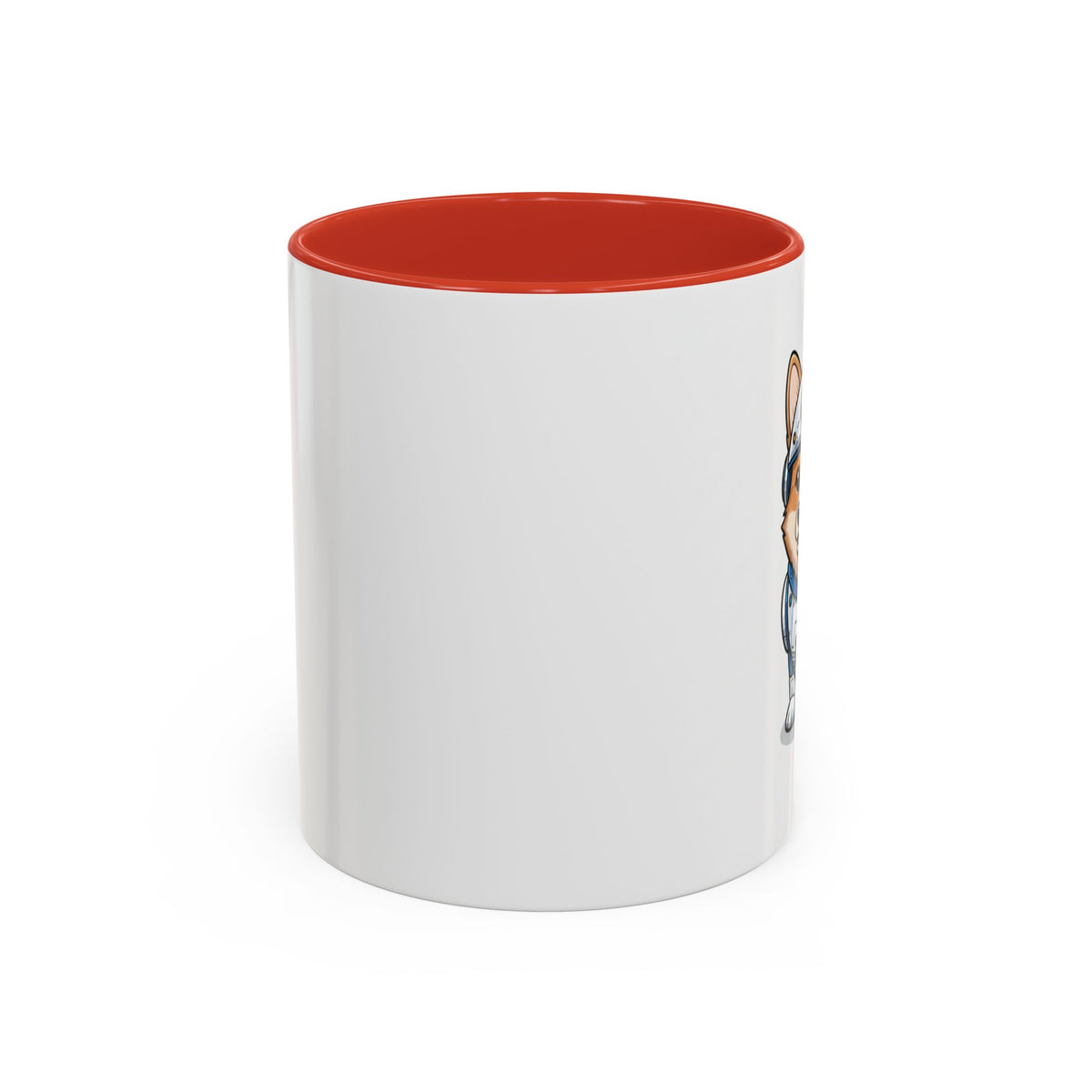 Corgi Robot Coffee Mug — Cute Futuristic Dog Accent Mug (11/15oz)