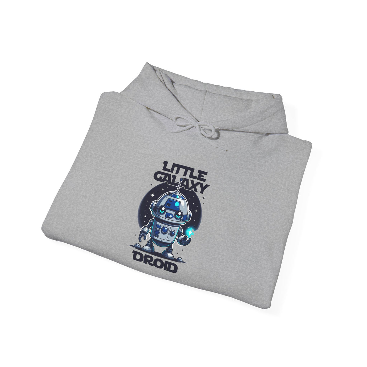Little Galaxy Droid Hoodie — Cute Space Robot Pullover for Kids & Fans