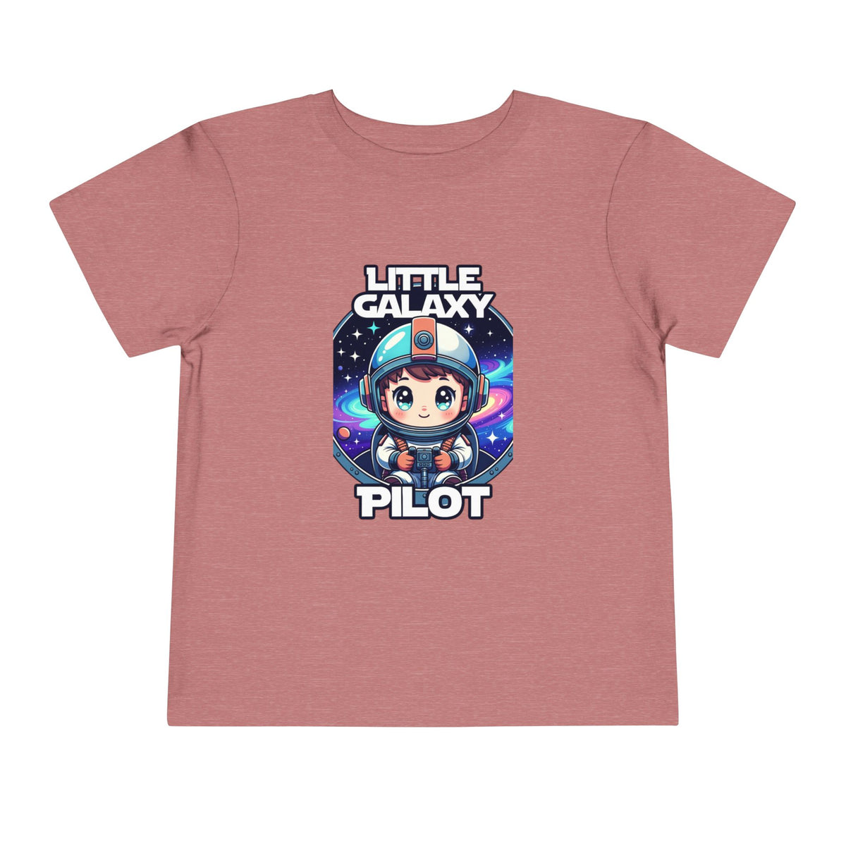 Little Galaxy Pilot Toddler Tee — Cute Space Astronaut Kids Shirt