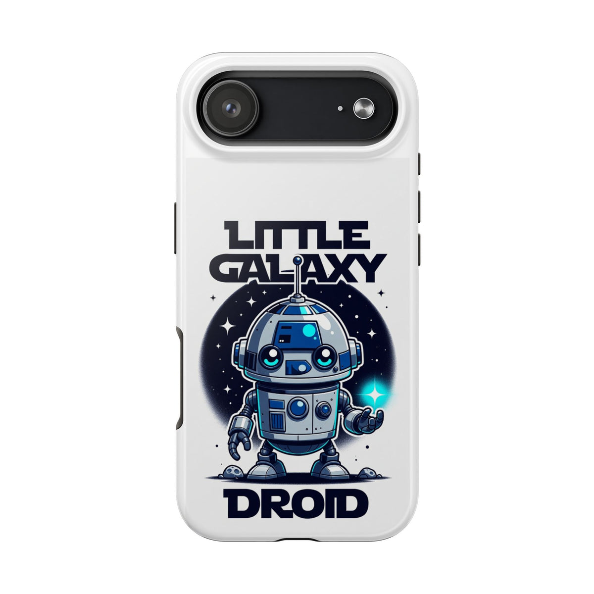 Little Galaxy Droid Tough Phone Case — Cute Retro Robot Phone Cover for Kids & Sci‑Fi Fans