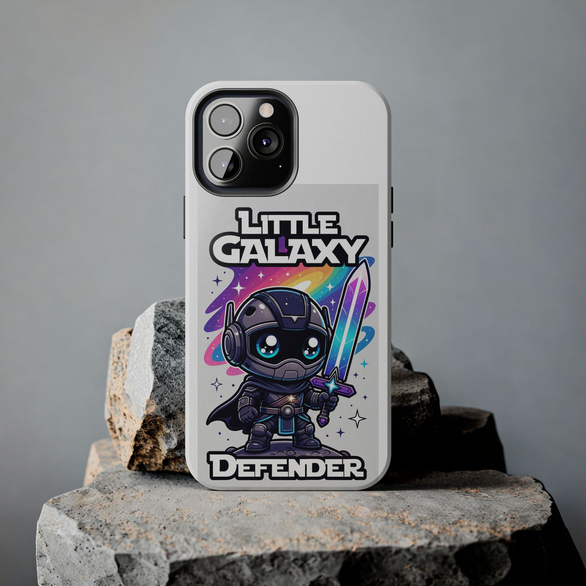 Phone Case — "Little Galaxy Defender" Cute Armor Space Knight Protective Cover