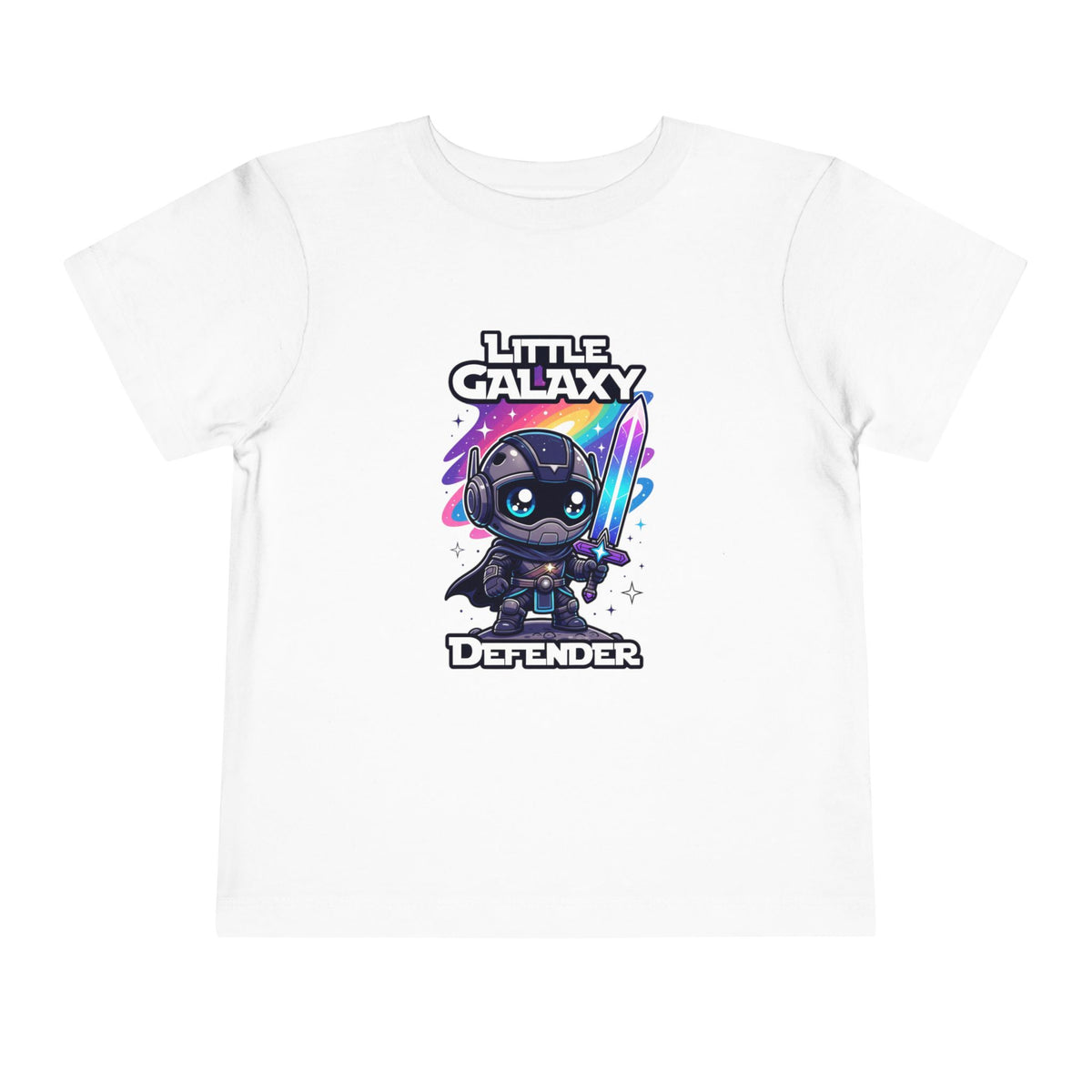 Toddler Tee - Little Galaxy Defender Cute Space Warrior Shirt