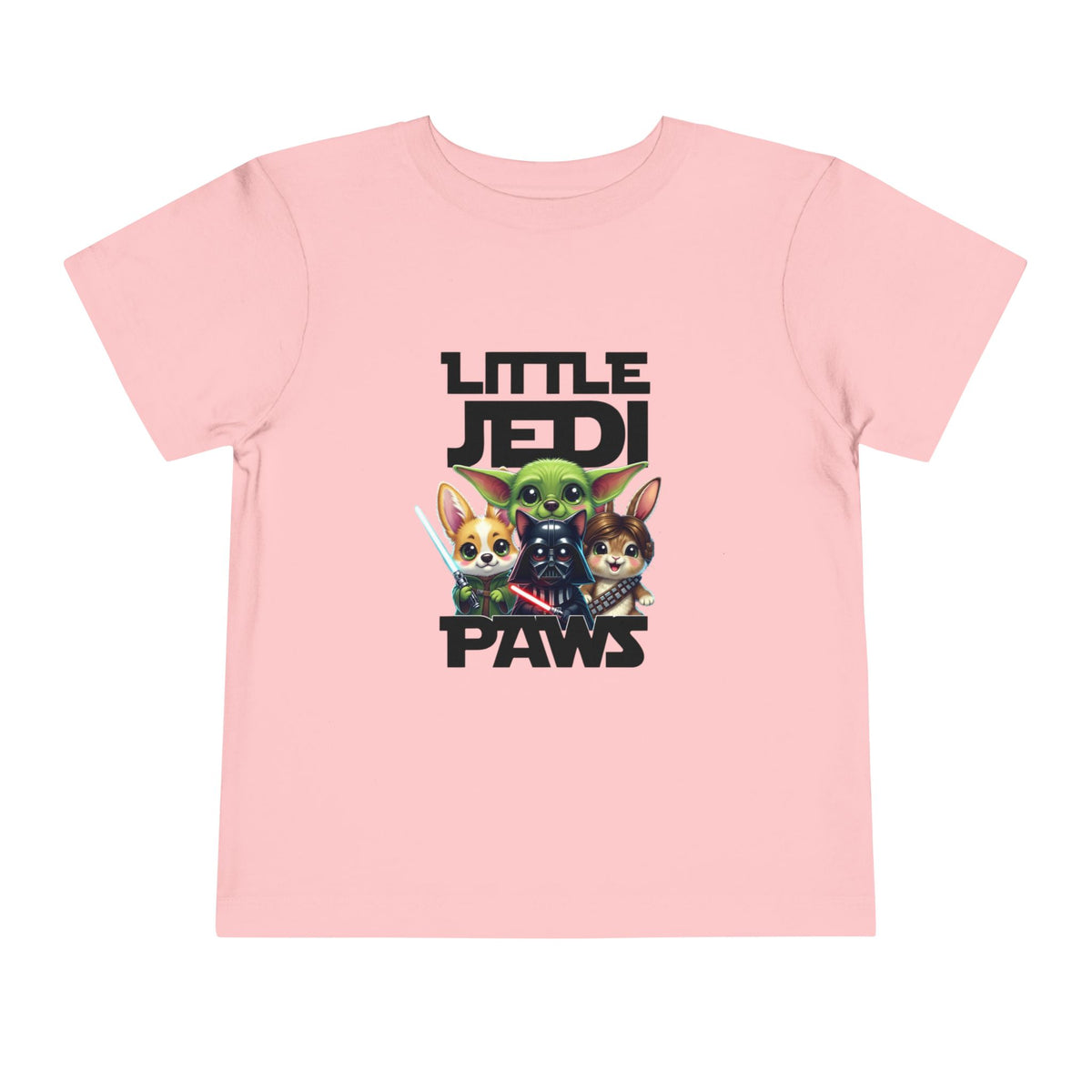 Little Jedi Paws Toddler Tee — Cute Star Wars Puppy Baby Shirt