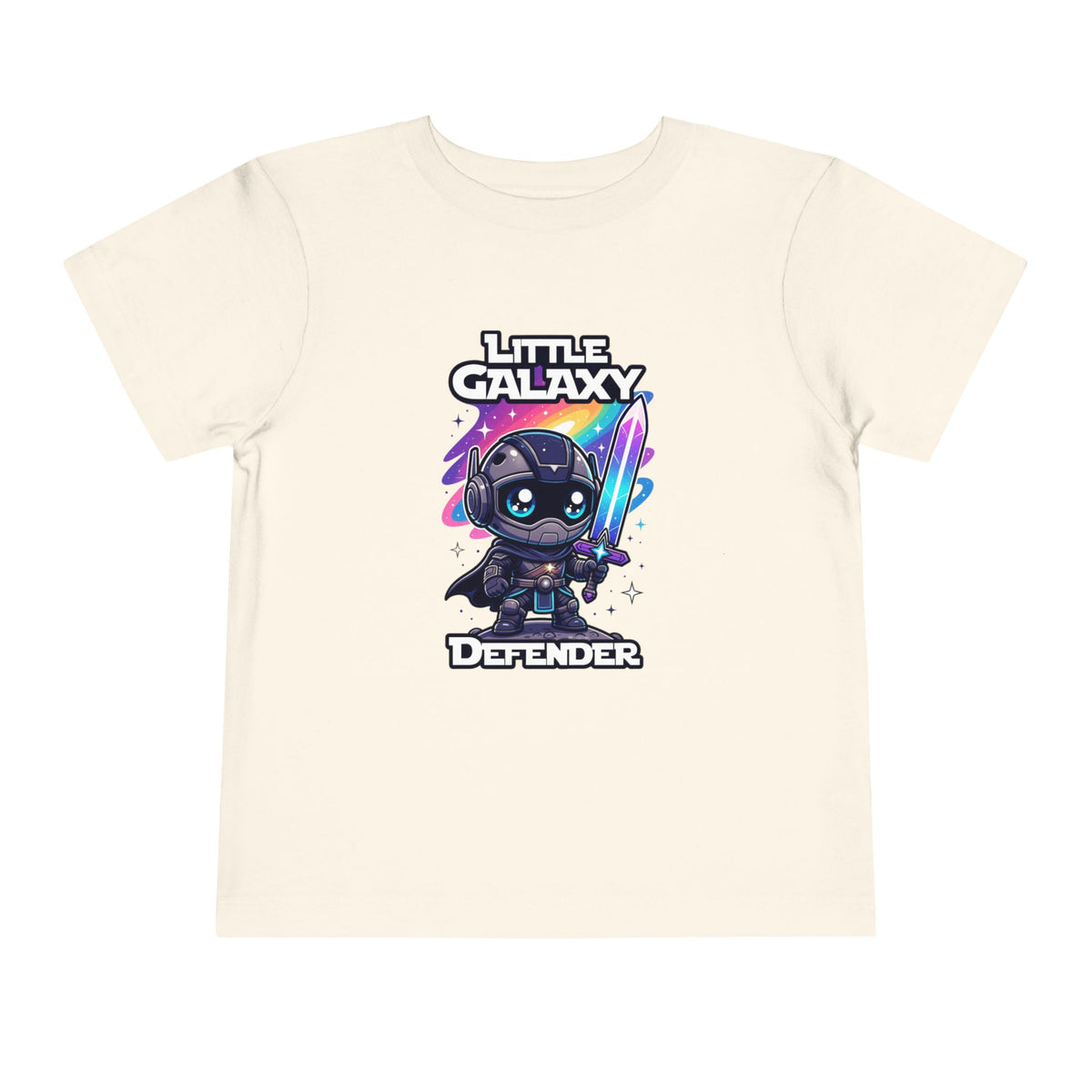 Toddler Tee - Little Galaxy Defender Cute Space Warrior Shirt