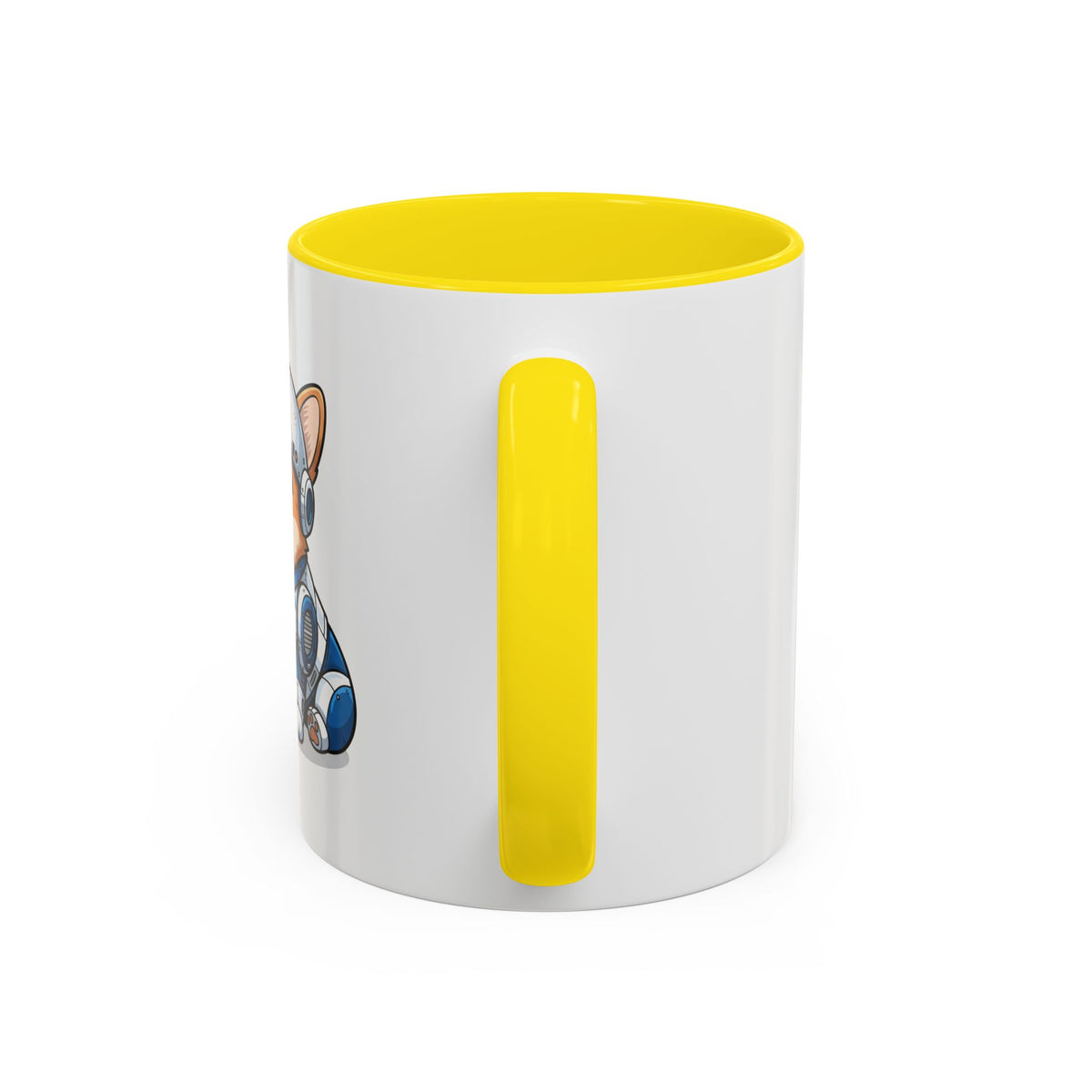 Corgi Robot Coffee Mug — Cute Futuristic Dog Accent Mug (11/15oz)