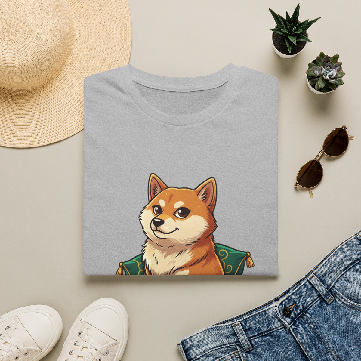 Shiba Inu Cozy Tee — Cute Shiba Dog Graphic T-Shirt