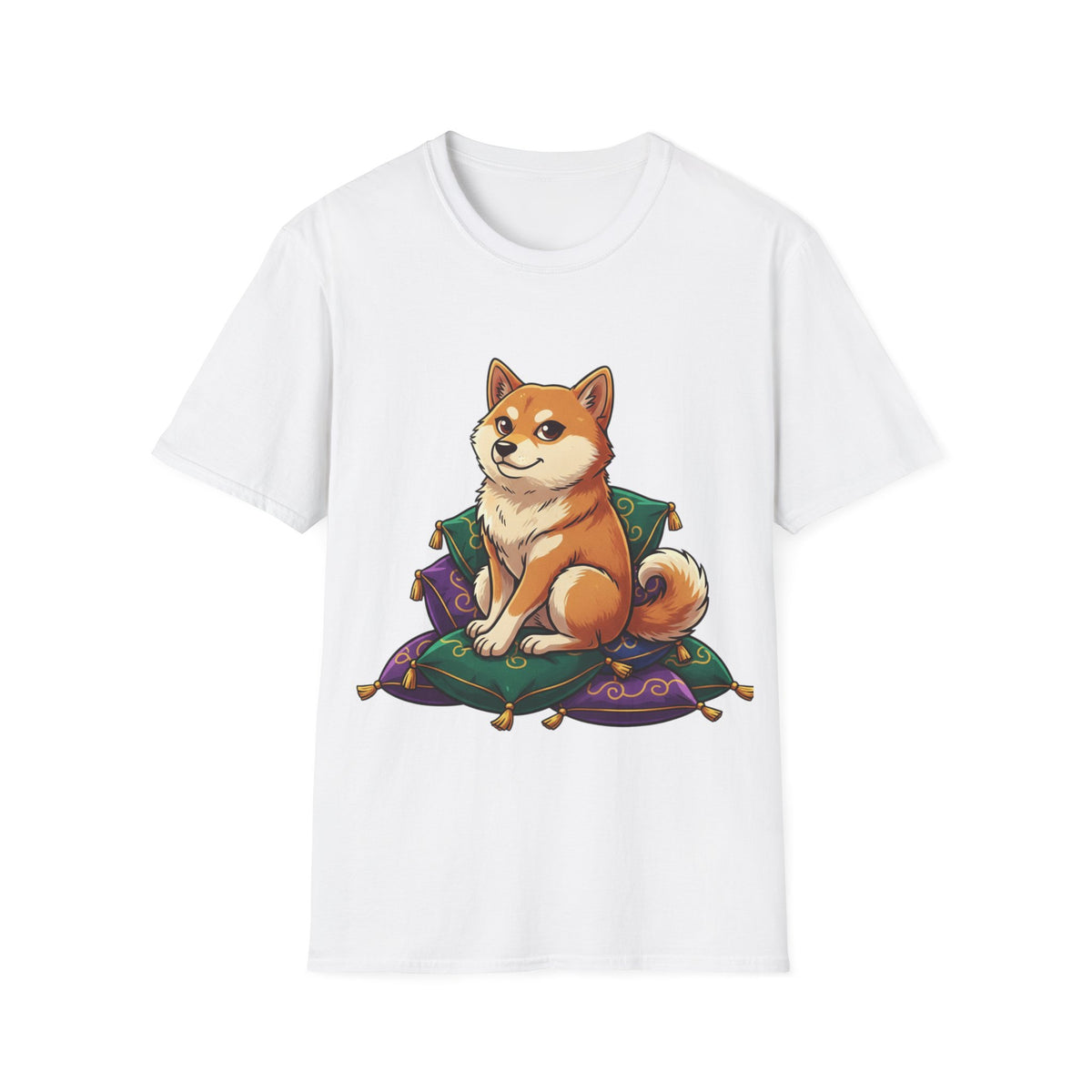 Shiba Inu Cozy Tee — Cute Shiba Dog Graphic T-Shirt