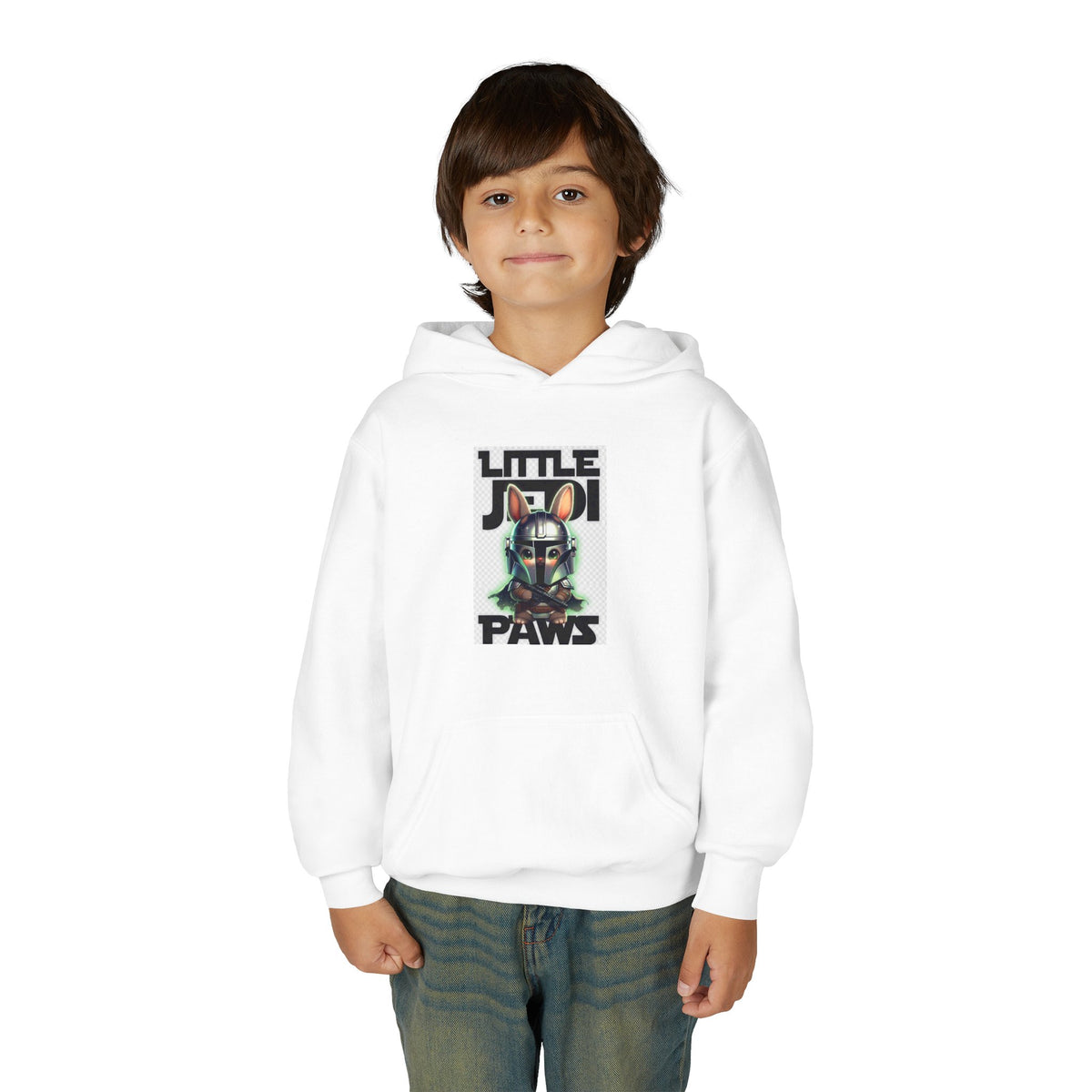 Little Jedi Paws Youth Hoodie - Star Wars Inspired Kids Sweatshirt