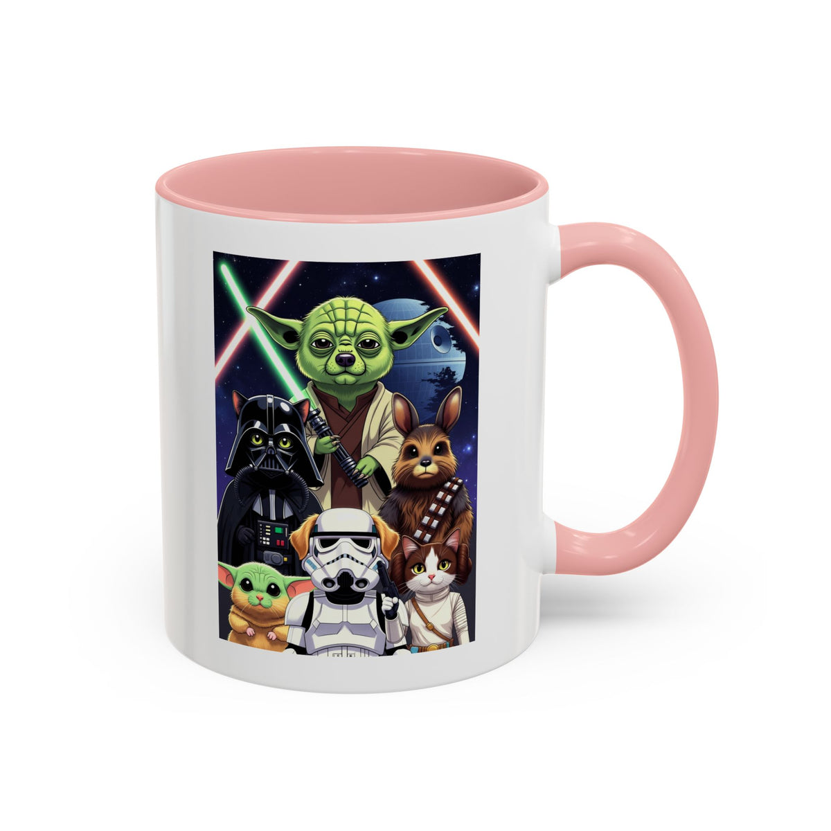 Star Wars Pets Accent Coffee Mug — Cute Galactic Pet Design (11/15oz)