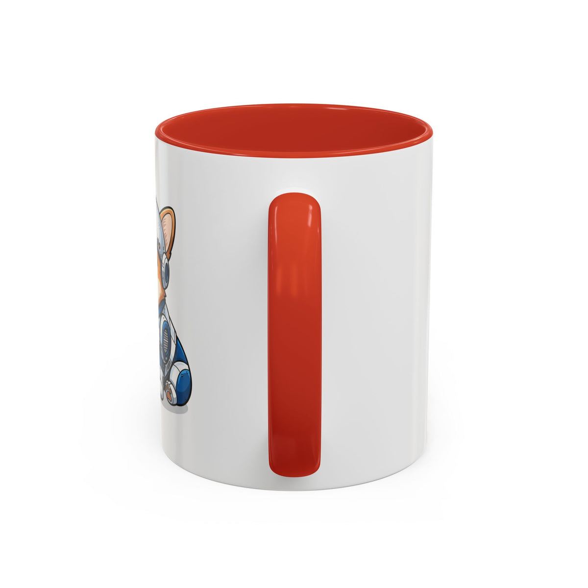 Corgi Robot Coffee Mug — Cute Futuristic Dog Accent Mug (11/15oz)