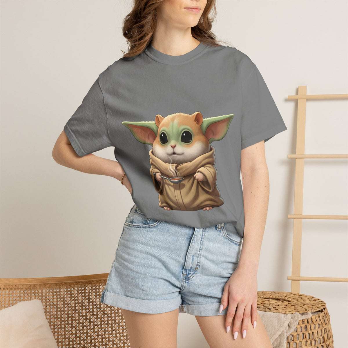 Baby Alien Graphic T-Shirt — Cute 'Baby Yoda' Style Tee for Fans & Gifts