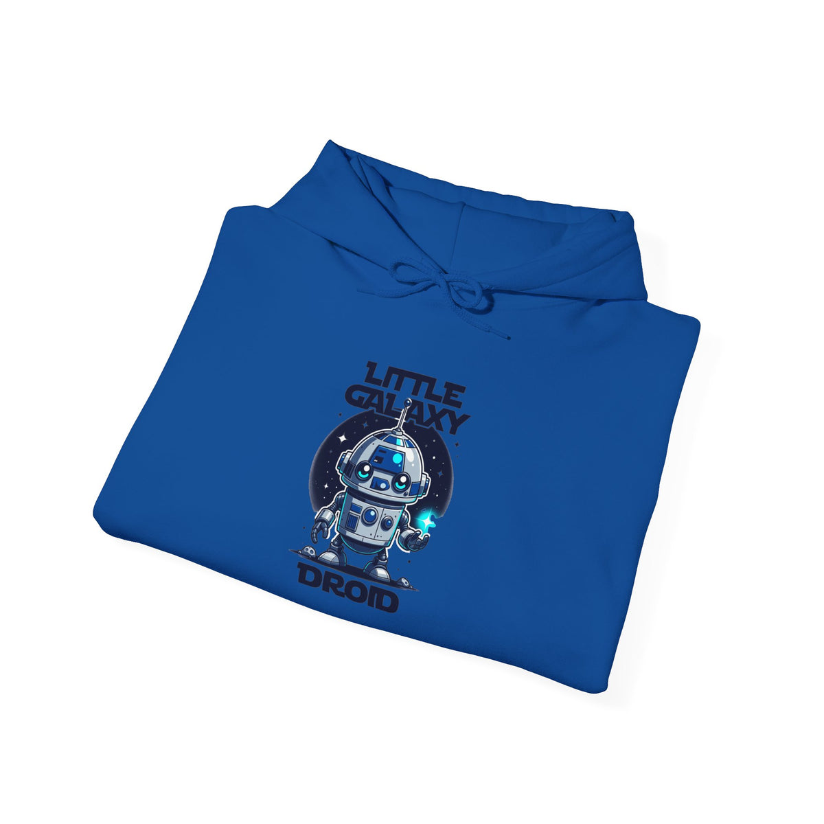 Little Galaxy Droid Hoodie — Cute Space Robot Pullover for Kids & Fans