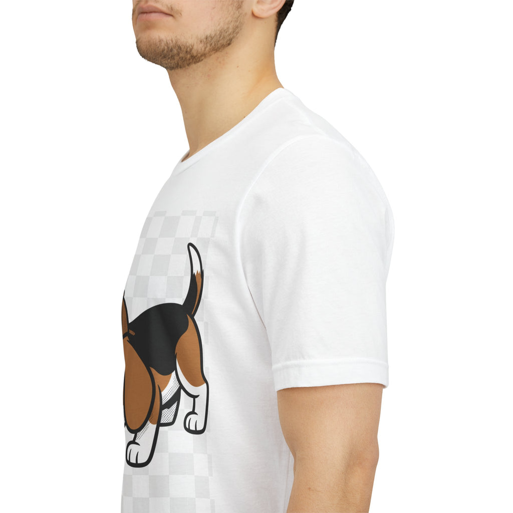 Beagle Detective T-Shirt – Whimsical Noir Dog Tee | Funny Detective Pup Shirt