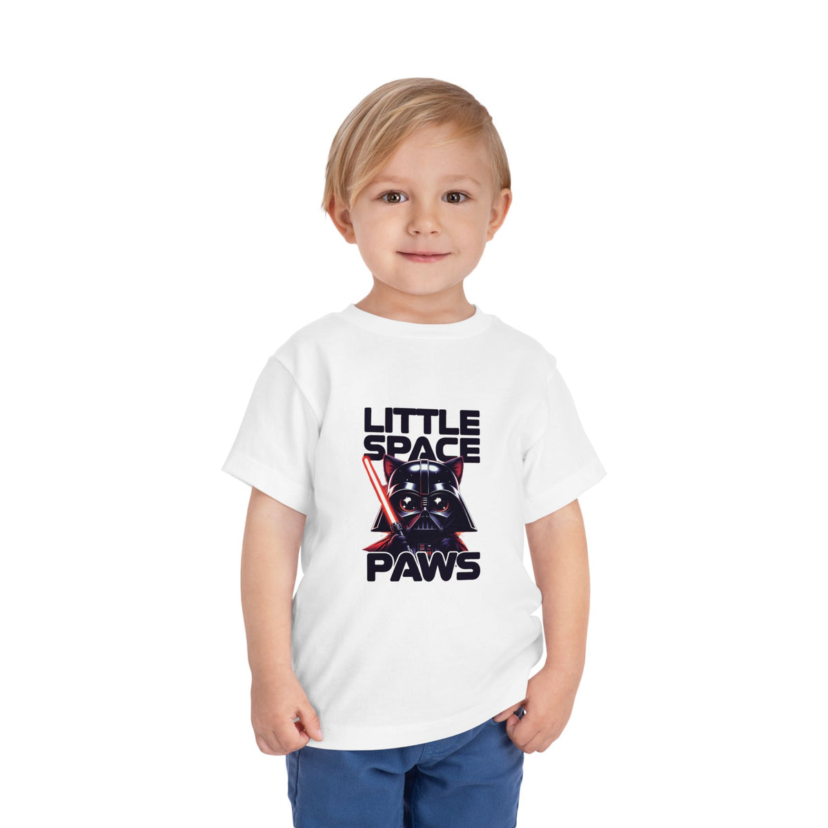 Little Space Paws Toddler Tee — Cute Darth Vader Star Wars-Inspired Shirt