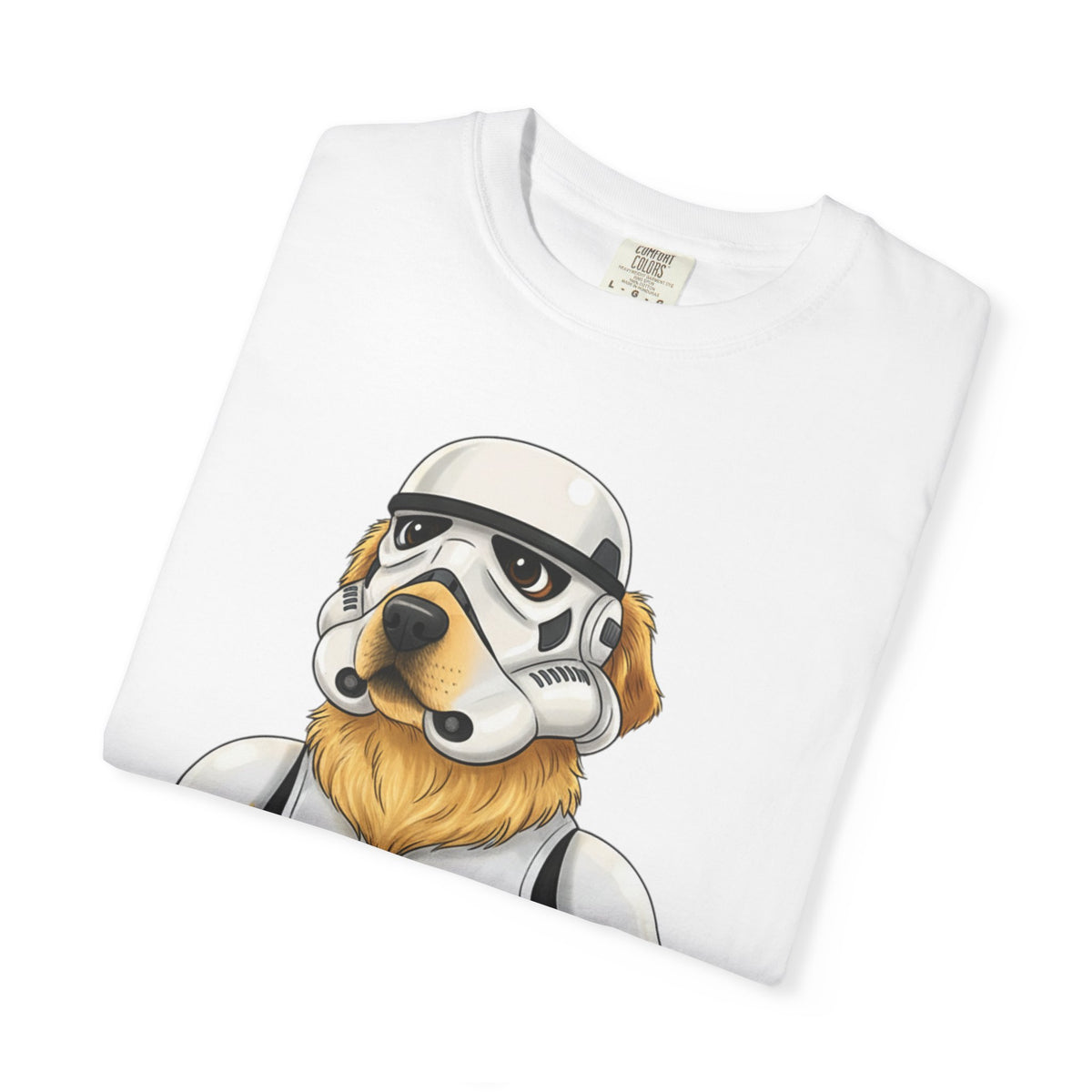 Stormdog Soldier T-Shirt — Cute Dog in Stormtrooper Armor Graphic Tee