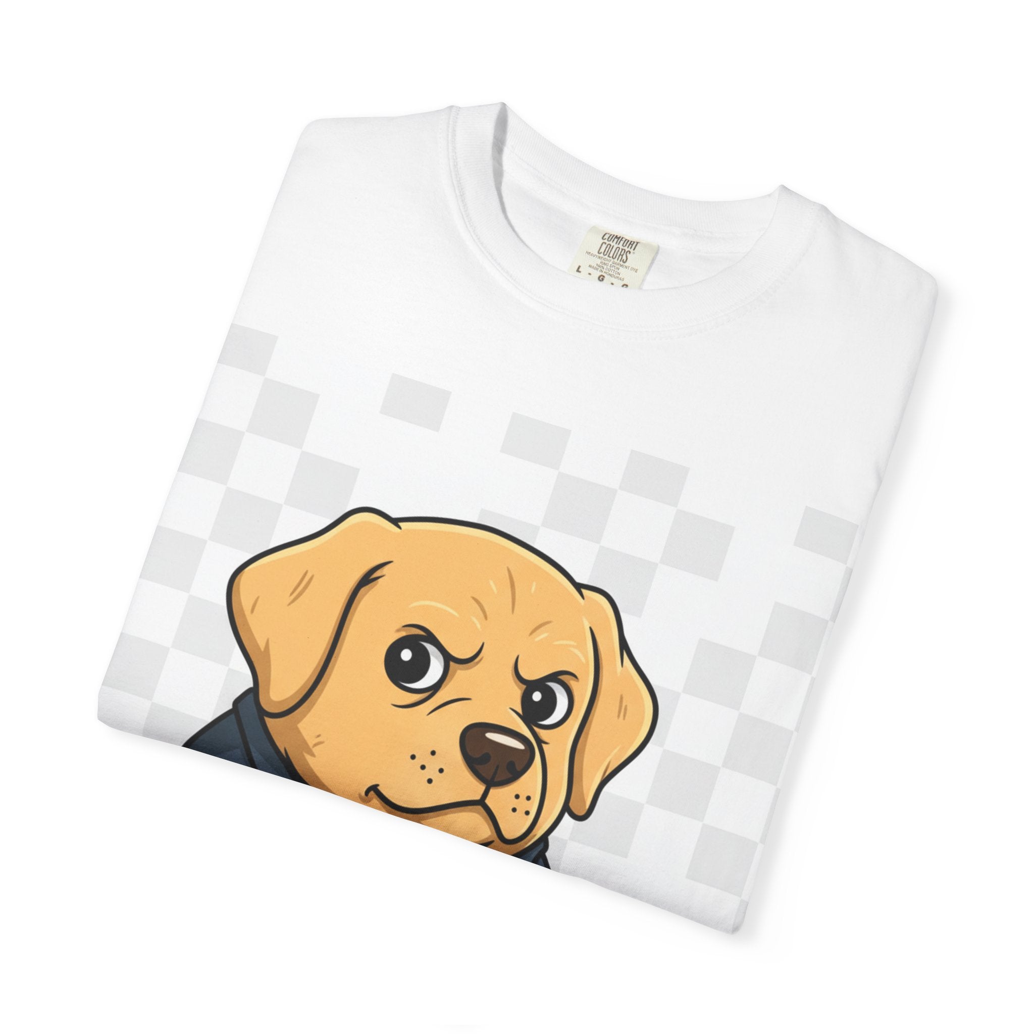 Yellow Labrador Boss T-Shirt — Funny Dog Lover Cartoon Tee