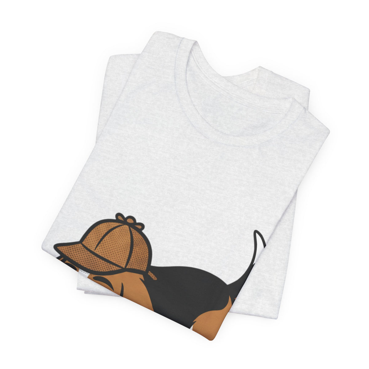Detective Beagle T-Shirt – Cute Dog with Magnifying Glass Tee