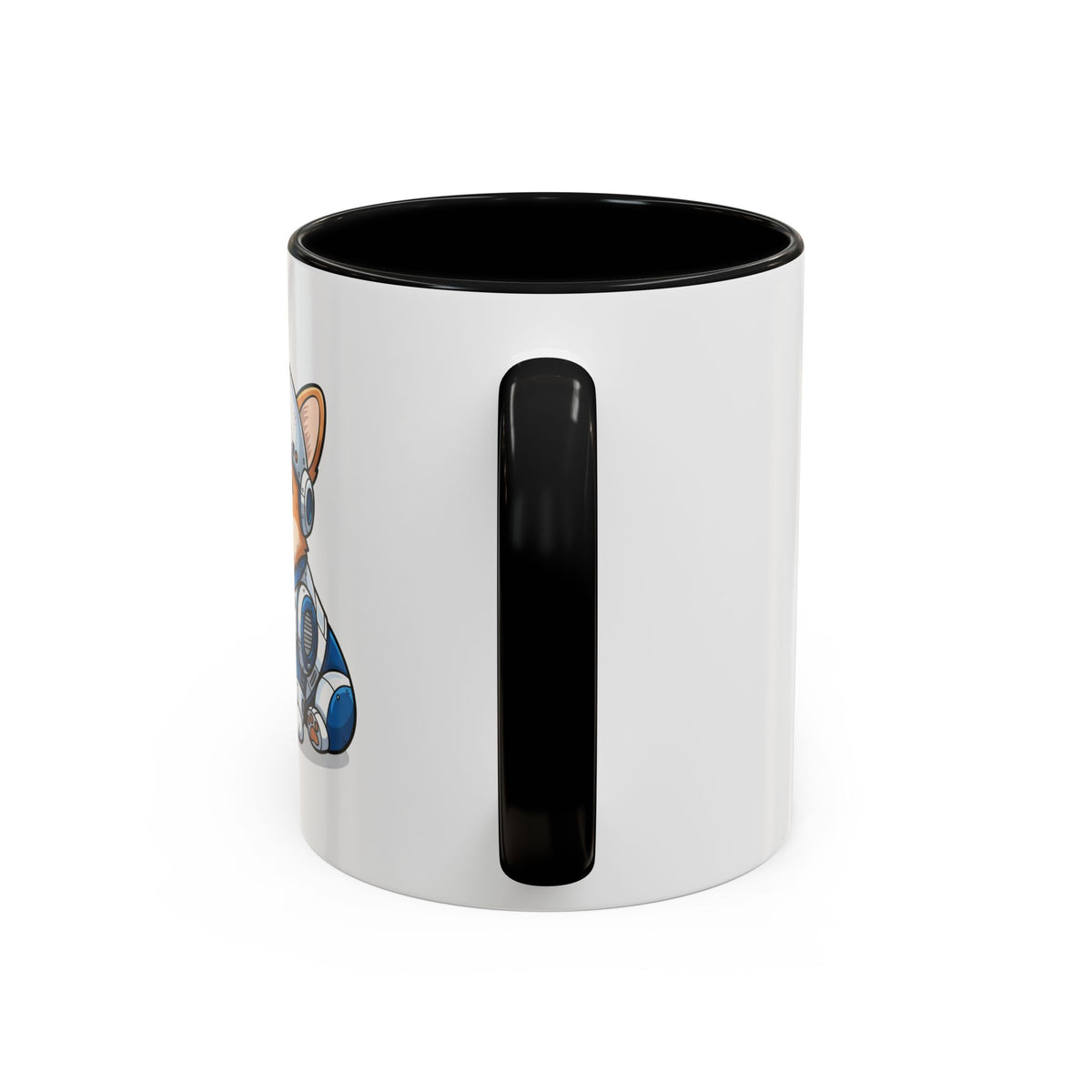 Corgi Robot Coffee Mug — Cute Futuristic Dog Accent Mug (11/15oz)