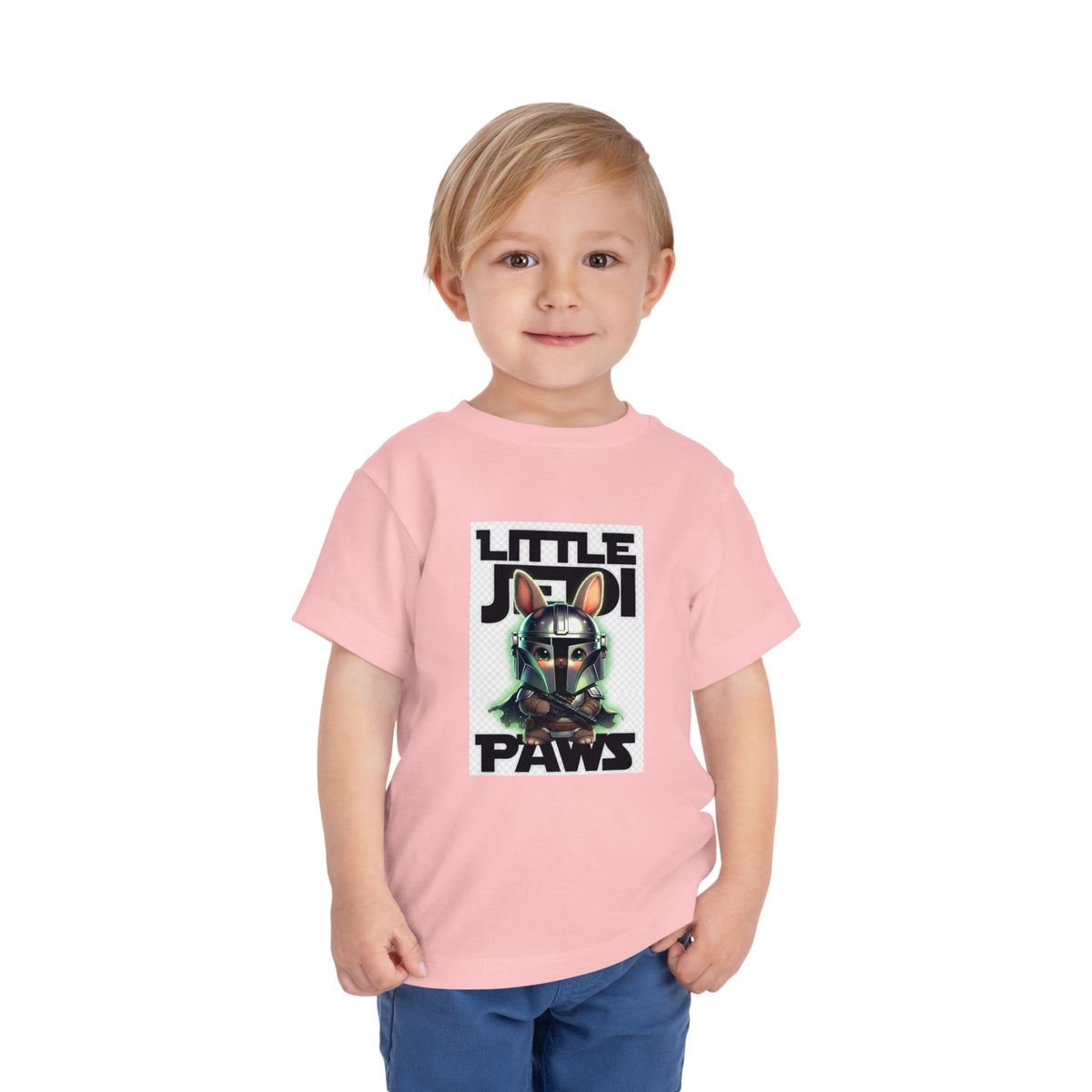 Mandalorian Bunny Toddler T-Shirt – Cute Bunny Bounty Hunter Tee for Kids 2–5
