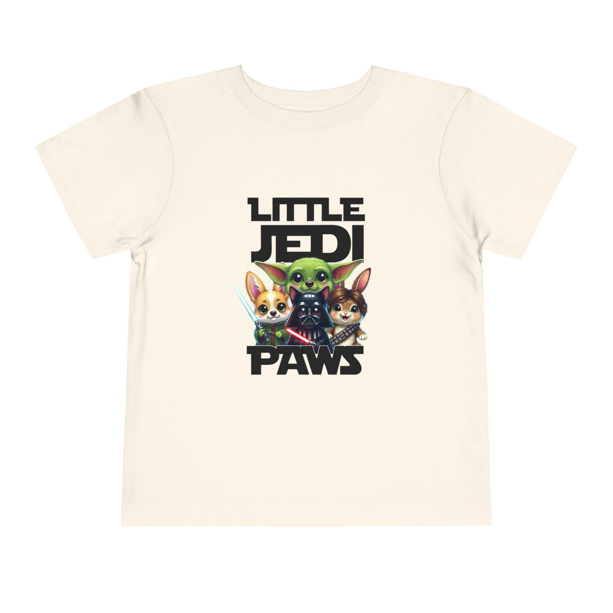 Little Jedi Paws Toddler Tee — Cute Star Wars Puppy Baby Shirt