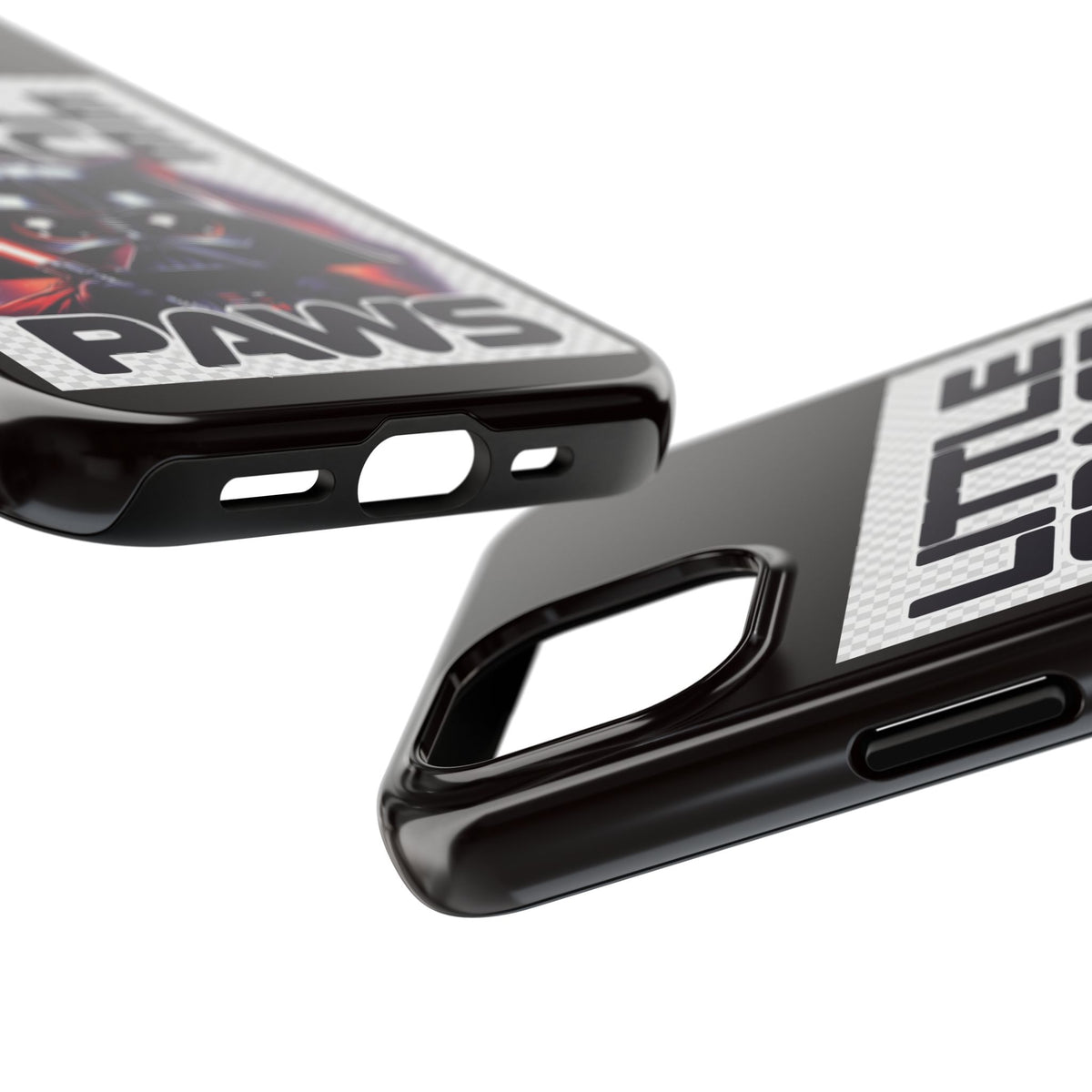 Little Space Paws Phone Case — Cute Darth Vader Cat Graphic Tough Phone Case
