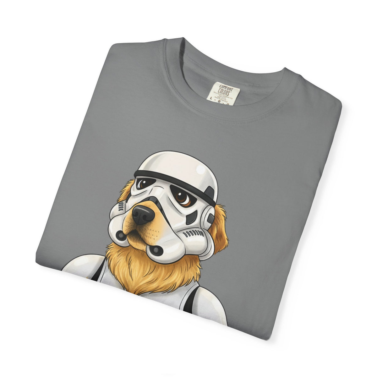 Stormdog Soldier T-Shirt — Cute Dog in Stormtrooper Armor Graphic Tee