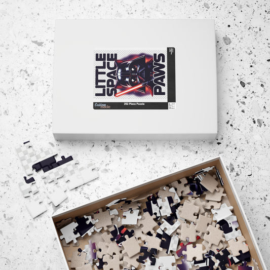 Space Cat Lightsaber Puzzle — 252-Piece Jigsaw